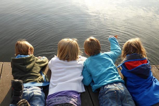 children having fun