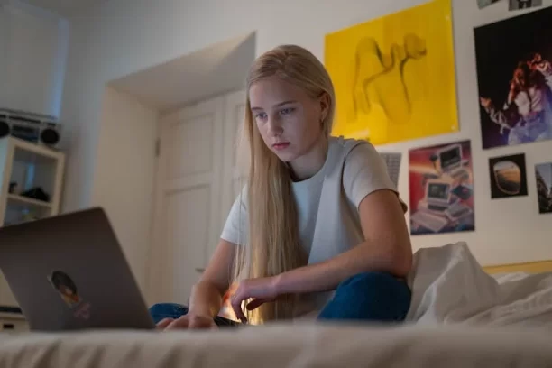 teen sitting alone